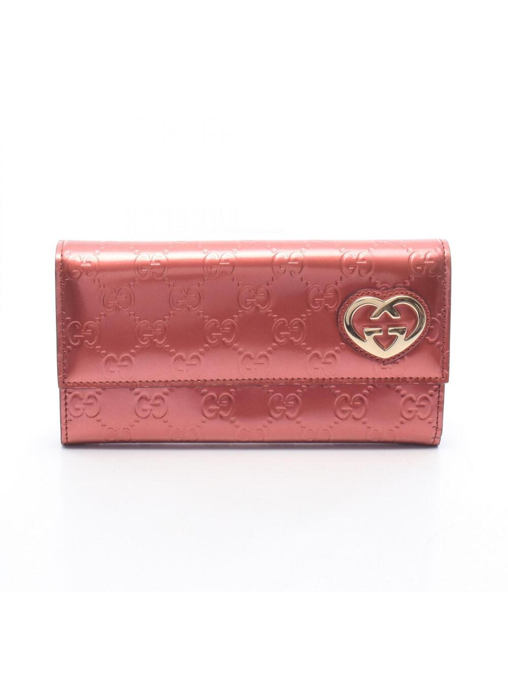 Gucci Lovely Bifold Long Wallet Patent #339722G43B